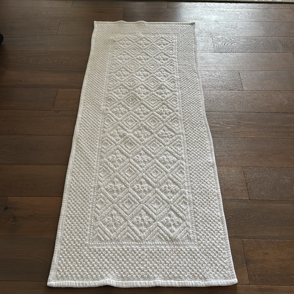 World Market Textured Cream Rug